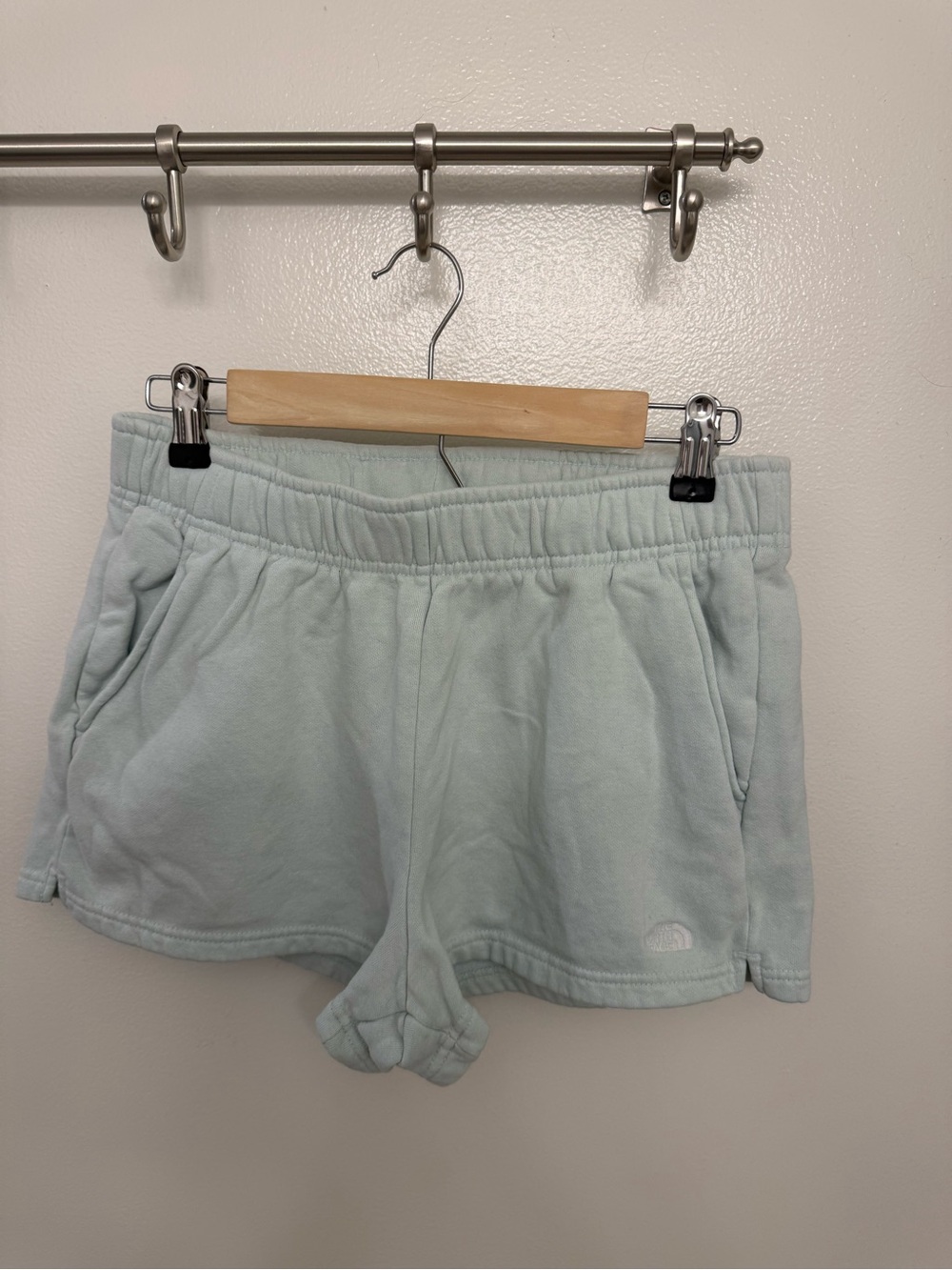 The North Face Women's Pale Mint Fleece Athletic Shorts
